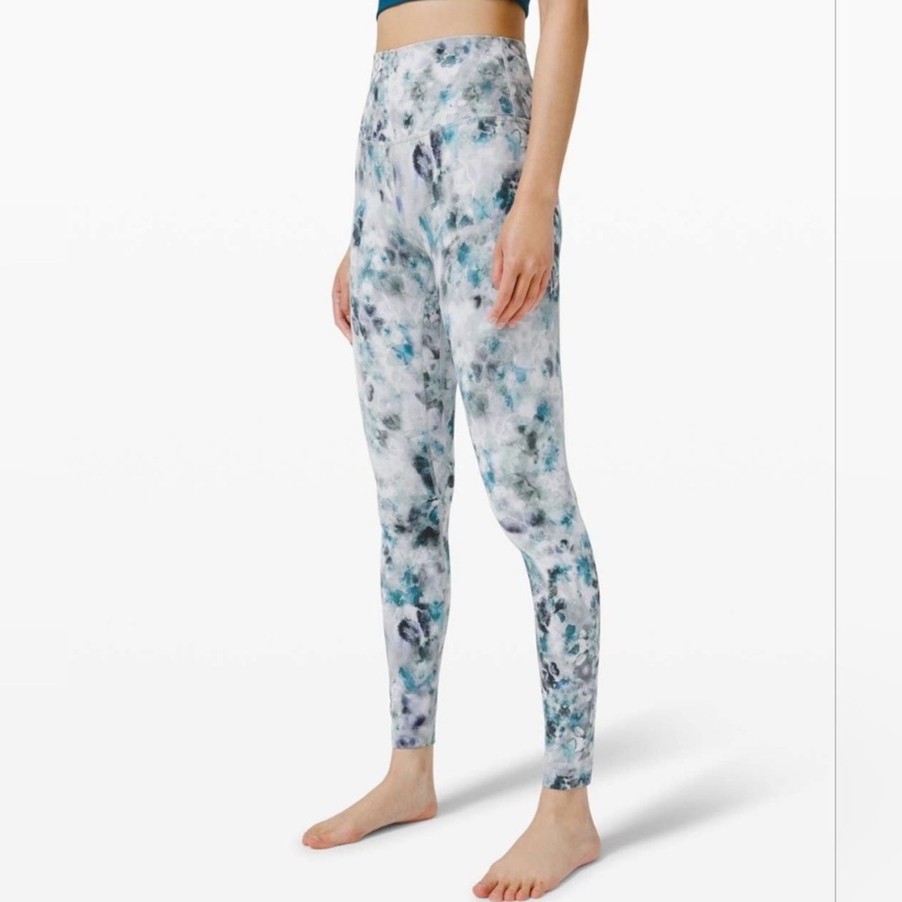 NWOT Lululemon Align High Rise Pant 28" (Kaleidofloral Multi) Size 8